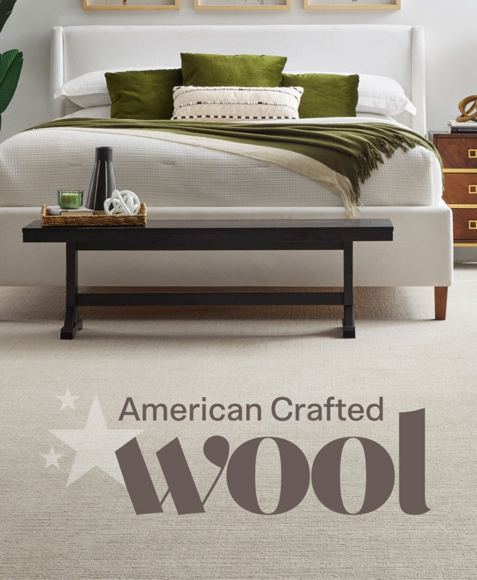 New Saba in Sand American Crafted wool carpet