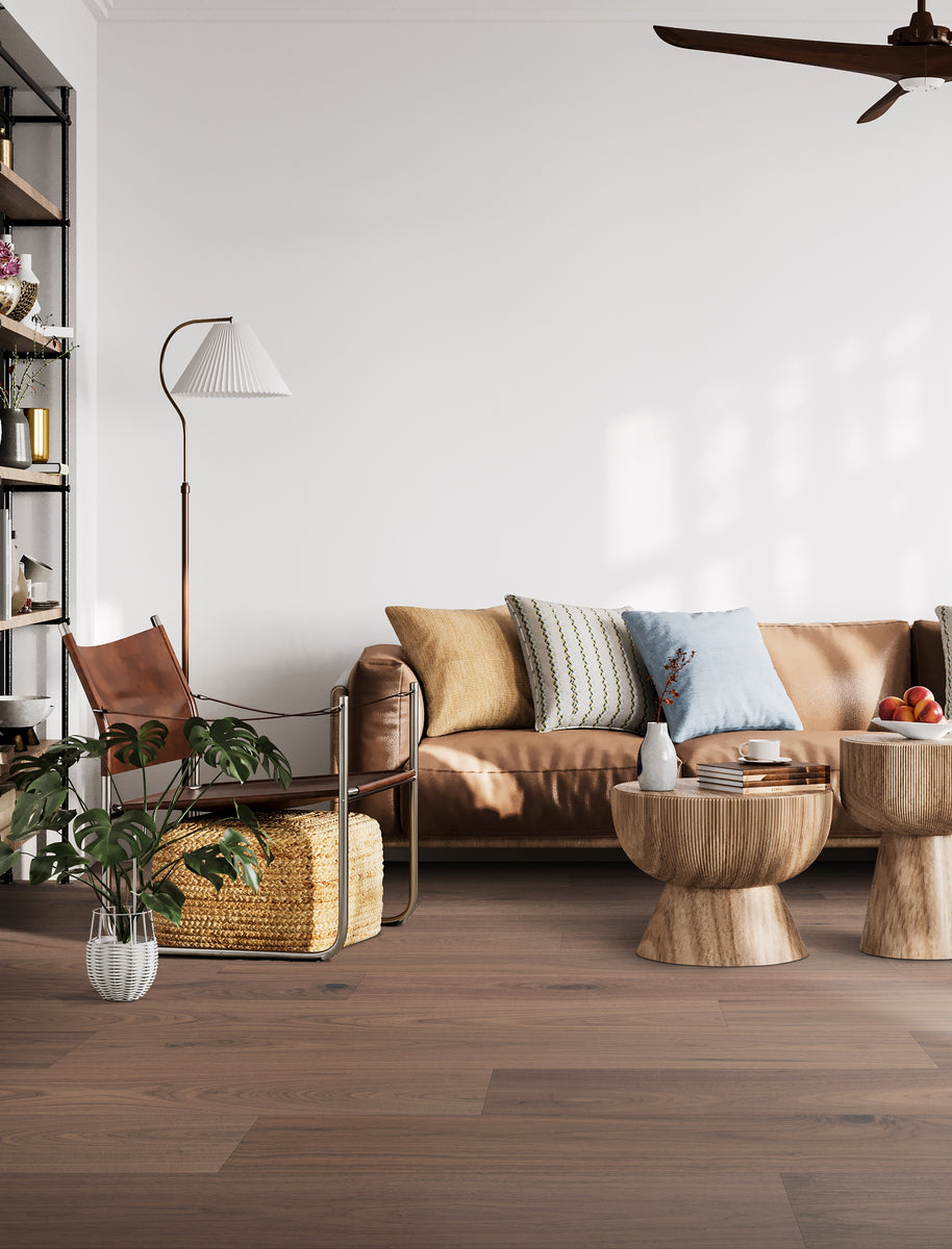 Versailles hardwood in Reverie Walnut
